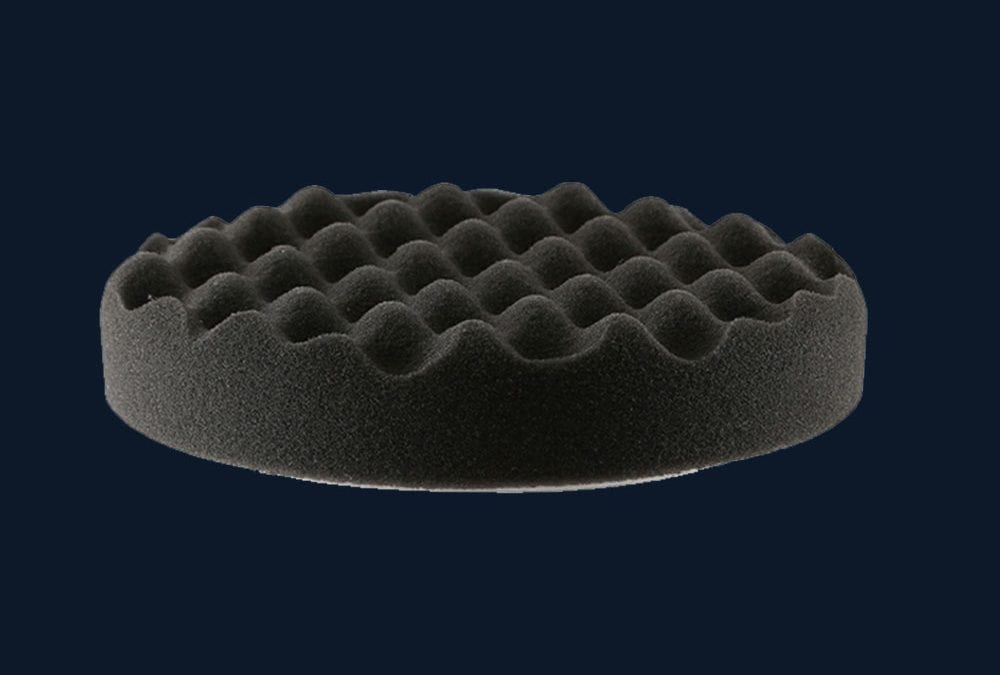 6” Waffle Black Foam