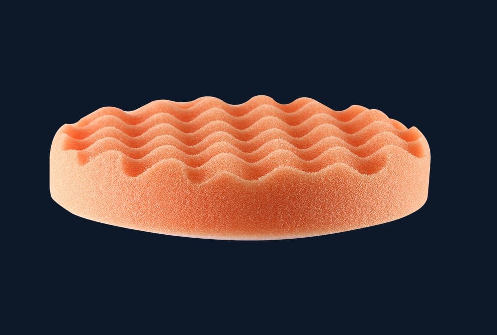 6” Waffle Orange Foam