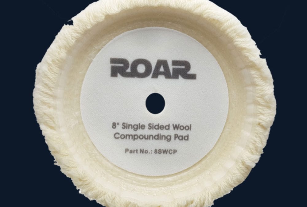 8” Single Sided Wool Compounding Pad